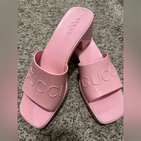 gucci polly pocket shoes|gucci jelly platform sandals.